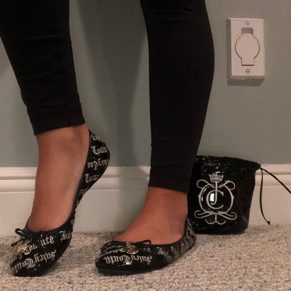 Juicy Couture Flats with Pouch